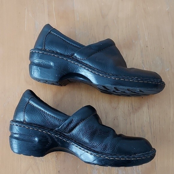 B.O.C Born of Concept Black 8.5 Clogs Slip On Nurse Work Shoes - Picture 6 of 9